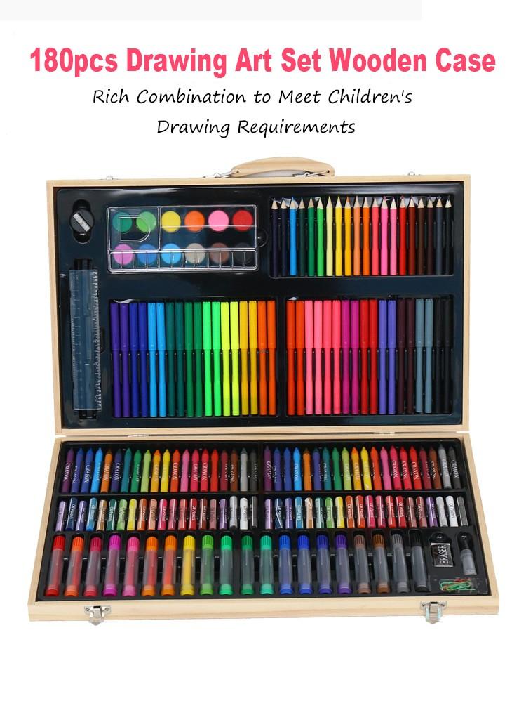 180 Pcs Art Set Children/Kids Coloring Drawing Painting Arts & Crafts –  School2Office