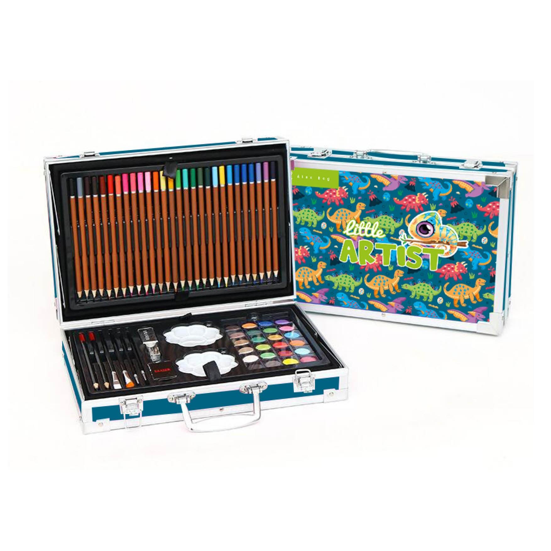Deluxe Wooden Art Set Crafts Drawing Painting Kit With Easel and 2 Drawing  Pads, Creative Gift Box for Teens Adults Artist Beginners 