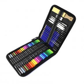 45 Pieces Professional Color Watercolor Pencils Sketch Pencil Set