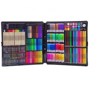 258PCS luxury plastic painting art stationery colour pencil set For Kids