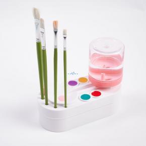 2024 Water recycling brush washer II Rinsing cup Brush cleaner Suitable for acrylic Watercolor Oil Painting