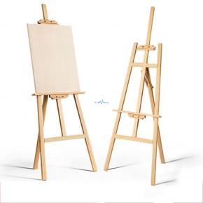 0.9-1.75m height yellow pine beech wood easel solid wood display easel Stand Kids painting sketching with art supplies