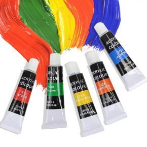 12ml 24Colors High quality non-toxic Acrylic Paint Set Kids DIY Supplies Acrylic Watercolor Art Craft Palette Art Drawing Set